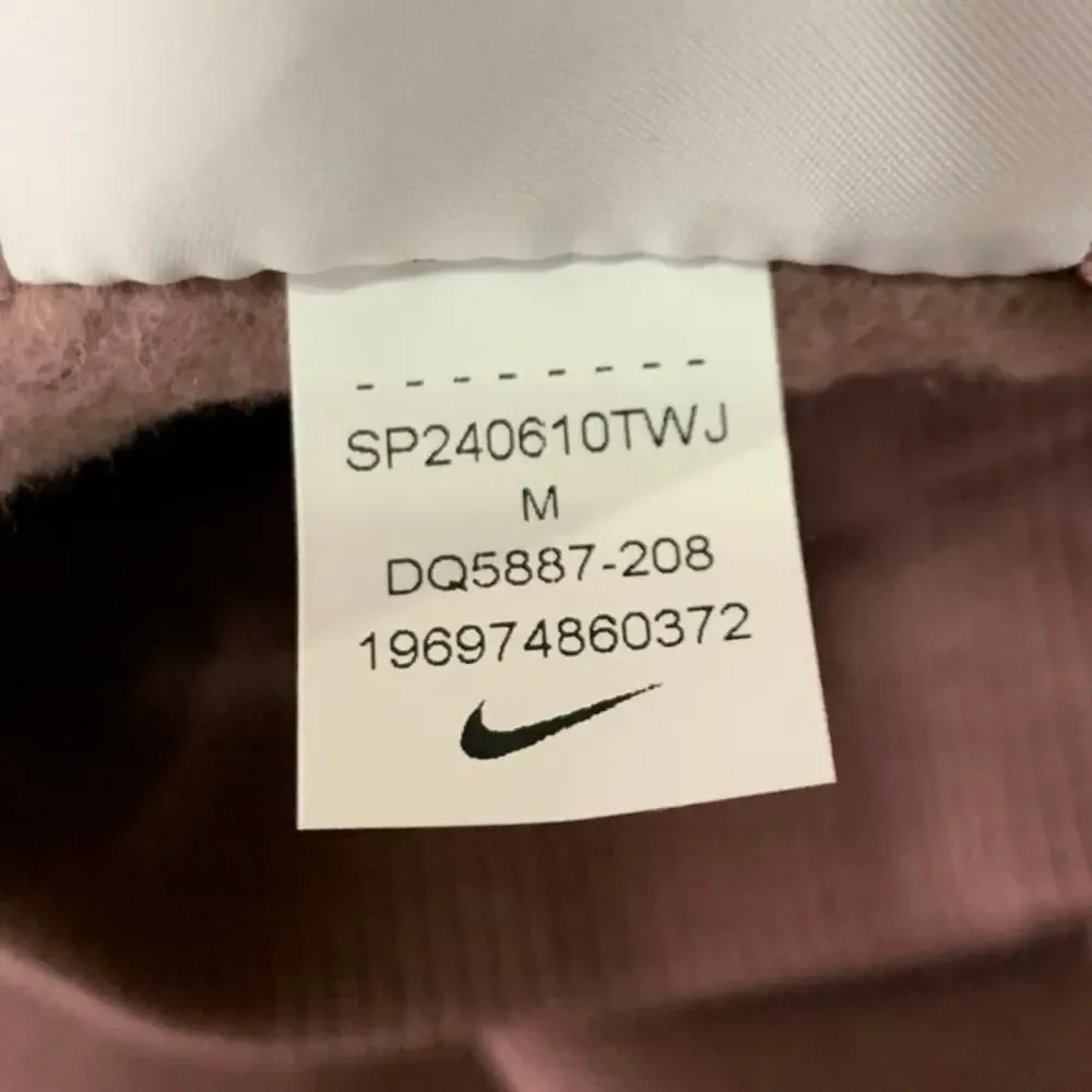 Nike Phoenix Fleece High-Waisted Oversized Tracksuit Bottoms M Smokey Mauve